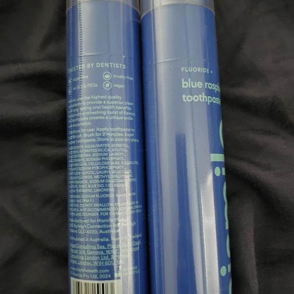 Hismile Blue Raspberry Toothpaste 2 Pack - Picture 2 of 5